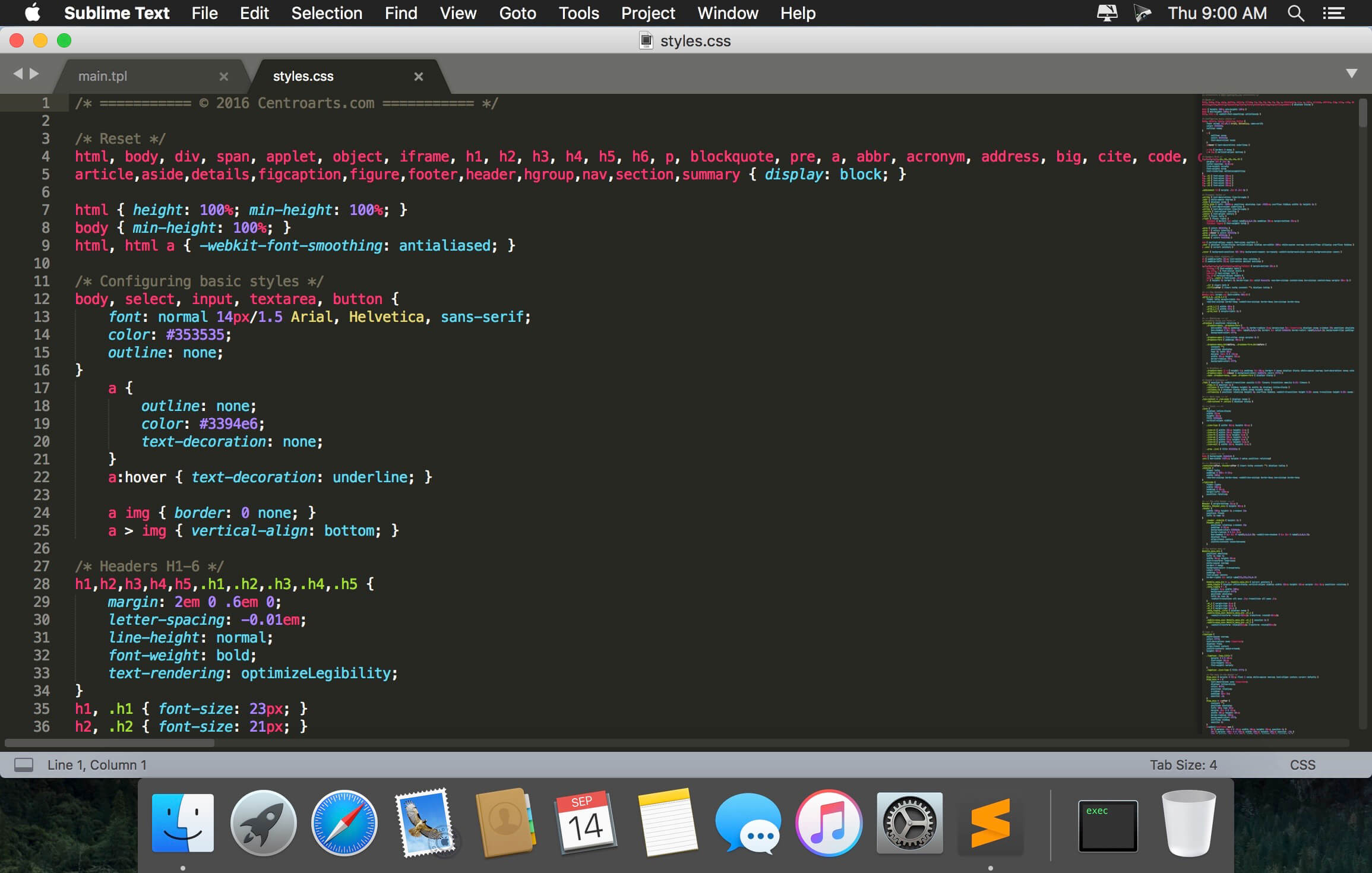 sublime editor for mac